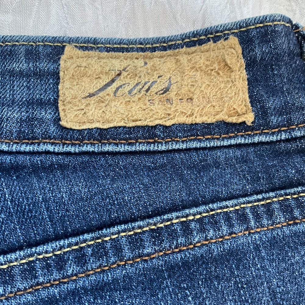 Levis Demi Curve Classic Jeans Womens 6/28‎ Dark Wash Cropped Straight Leg Denim - Picture 10 of 12